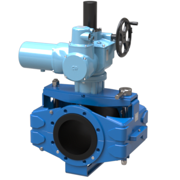 Électrique Valve à manchon – Bâti ouvert générale application (OFGA-W) - actionneur électrique