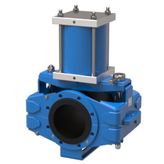 Pneumatique Valve à manchon – Bâti ouvert générale application (OFGA-W) - actionneur pneumatique